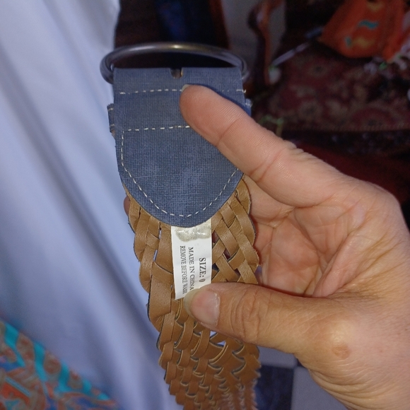 Bohemian Festival Vibes 5 Pc Outfit Dress W/ Vest, Belt, Hat & Bag, Sz S/XS - Picture 9 of 9